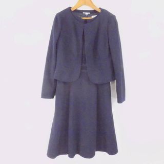 トッカ(TOCCA)の美品 TOCCA トッカ スーツ 2(M) レーヨン ナイロン セットアップ ジャケット ワンピース レディース AN383A47 (スーツ)