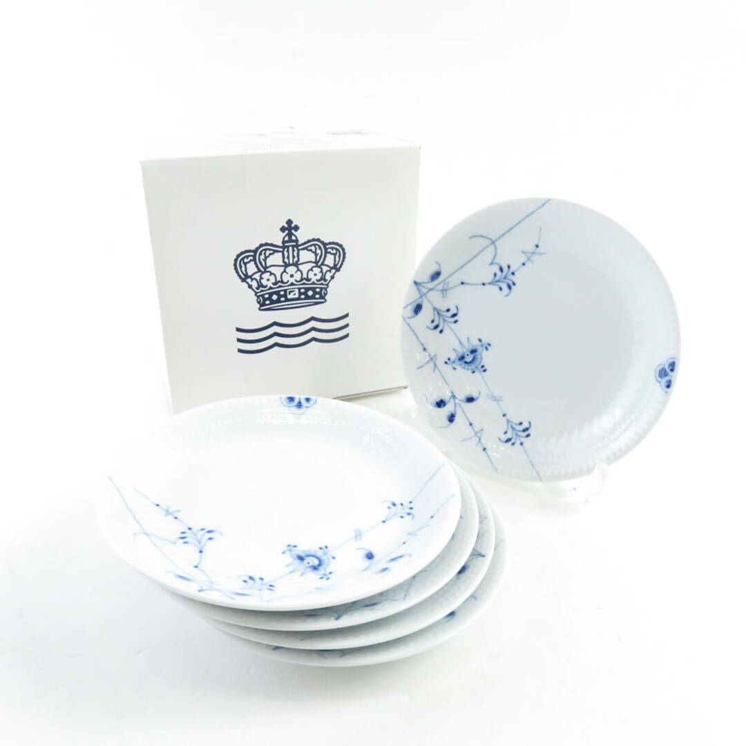 美品 ROYAL COPENHAGEN ロイヤルコペンハーゲン ブルーパルメッテ 725 小皿 5枚 15cmプレート セット デザート ケーキ  SY7331H | フリマアプリ ラクマ