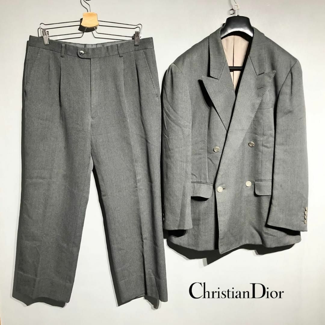 Christian Dior クリスチャンディオール ダブル セットアップスーツ ...