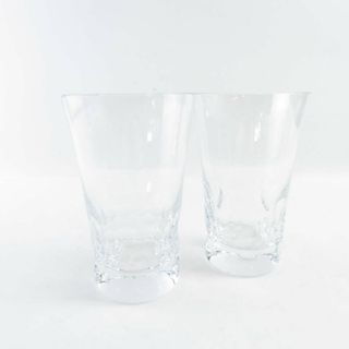 バカラ(Baccarat)の美品 Baccarat バカラ ベルーガ ビバ ハイボール タンブラー 2点 クリスタル グラス ペア SY7418H (タンブラー)