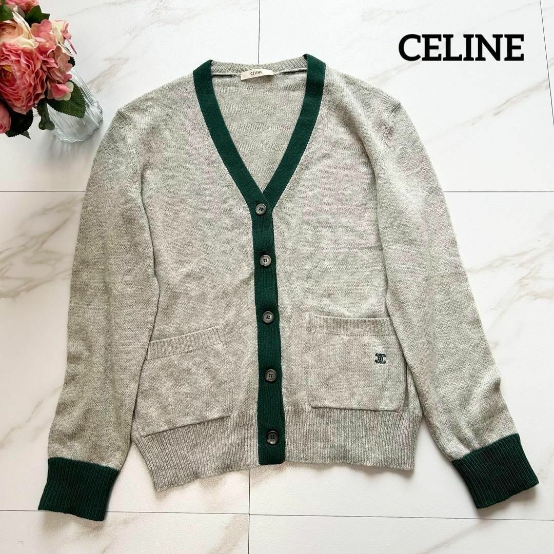 35300円 カーディガン カシミヤ100% CELINE 美品 フィービー期