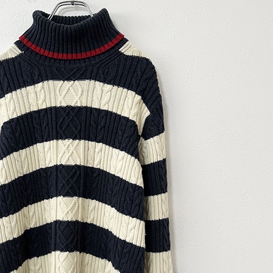 TOMMY HILFIGER - トミーヒルフィガー☆タートルネック☆ケーブル
