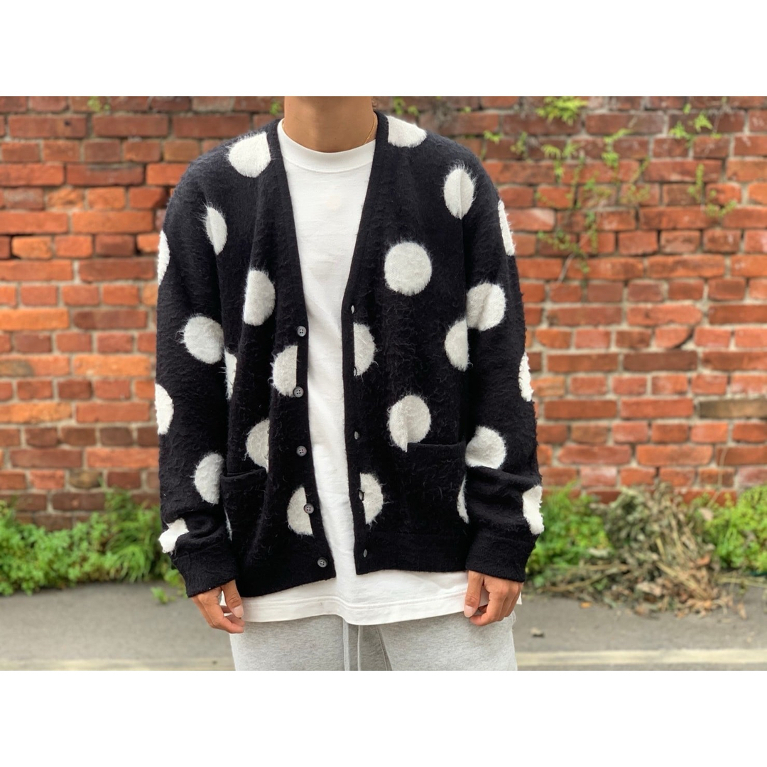 20SS  シュプリーム Brushed Polka Dot Cardigan