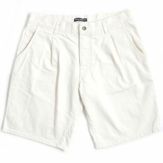 DOLCE & GABBANA ドルチェアンドガッバーナ コットン ハーフパンツ ショートパンツ ホワイト GYTJMT GEI56