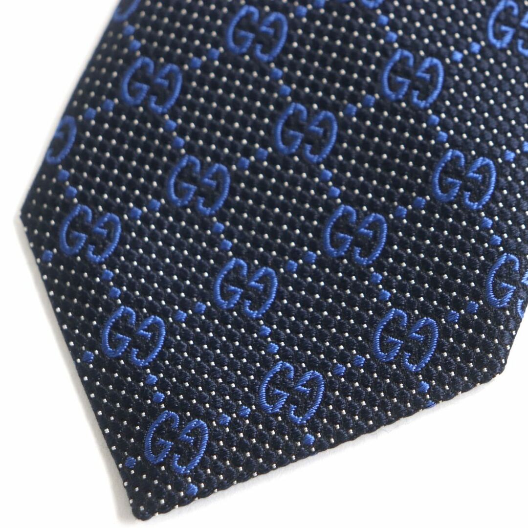 Gucci - 極美品▽GUCCI グッチ 408865 4E002 4069 クラヴァット GG柄