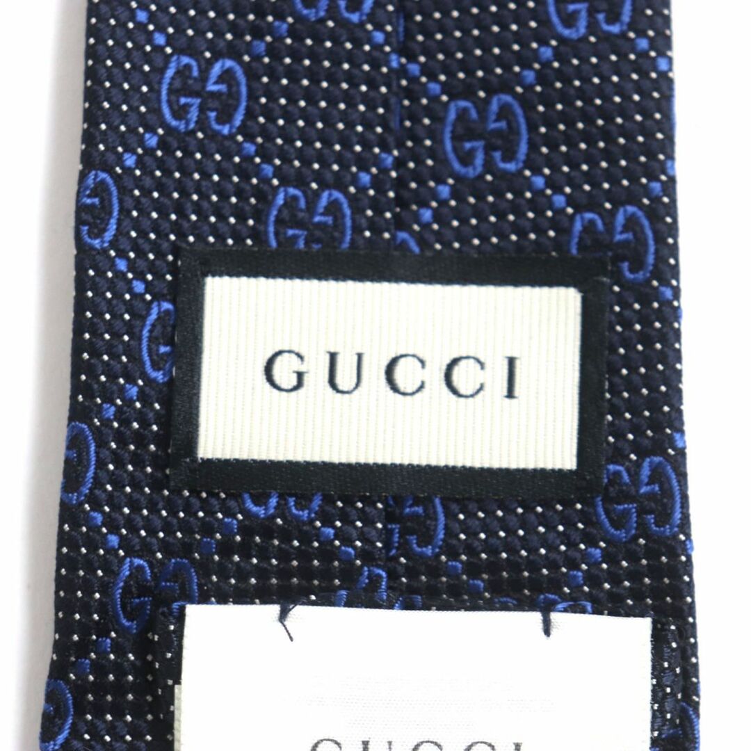 Gucci - 極美品▽GUCCI グッチ 408865 4E002 4069 クラヴァット GG柄
