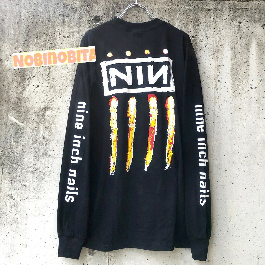 ONE OK ROCK(ワンオクロック)のL/長袖 限定  Nine inch nails  thedownwards メンズのトップス(Tシャツ/カットソー(七分/長袖))の商品写真