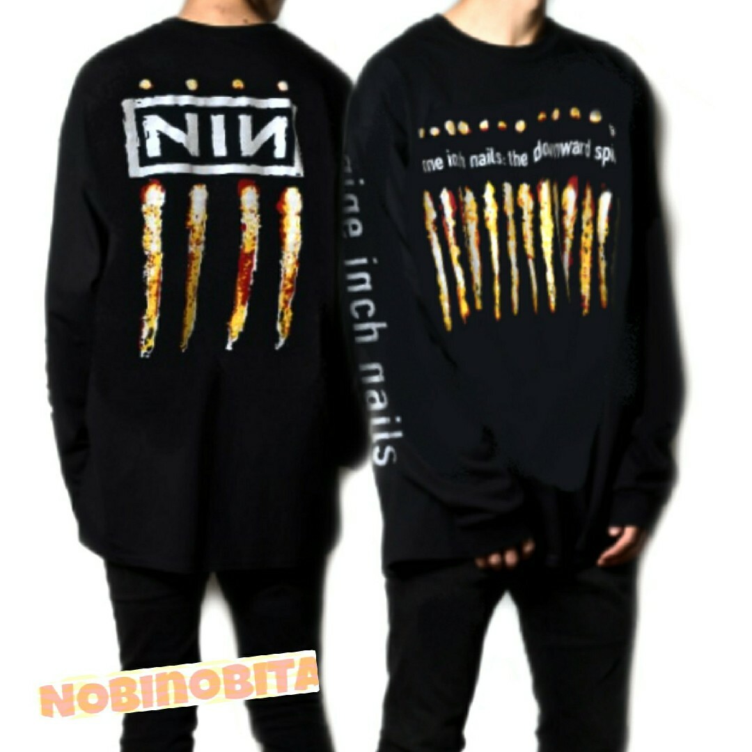 ONE OK ROCK(ワンオクロック)のXL/長袖 限定  Nine inch nails  thedownwards メンズのトップス(Tシャツ/カットソー(七分/長袖))の商品写真