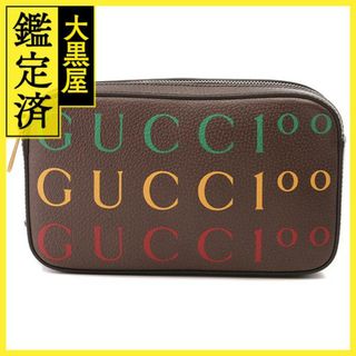 グッチ(Gucci)のグッチ　ベルトバッグ　100周年記念　レザー　ブラウン　602695　【431】(ウエストポーチ)