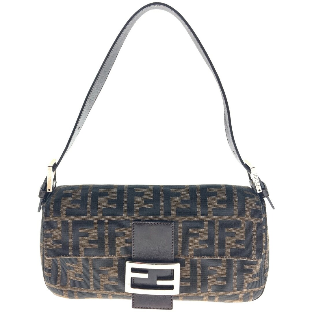 FENDI(フェンディ)の〇〇FENDI フェンディ ズッカ柄 マンマバケット セミショルダーバッグ 26424 ブラウン レディースのバッグ(その他)の商品写真