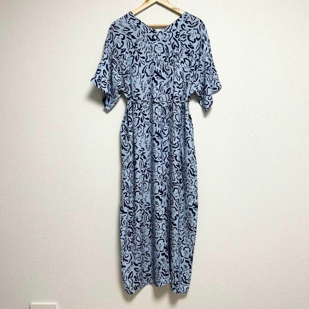 タグ付き新品 WRYHT 23SS SLIT NECK PAJAMA DRESS