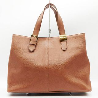 バーバリー(BURBERRY)の【美品】 BURBERRY バーバリー トートバッグ ハンドバッグ 手提げ バッグ ブラウン レザー ノバチェック レディース メンズ ファッション USED 【中古】(トートバッグ)