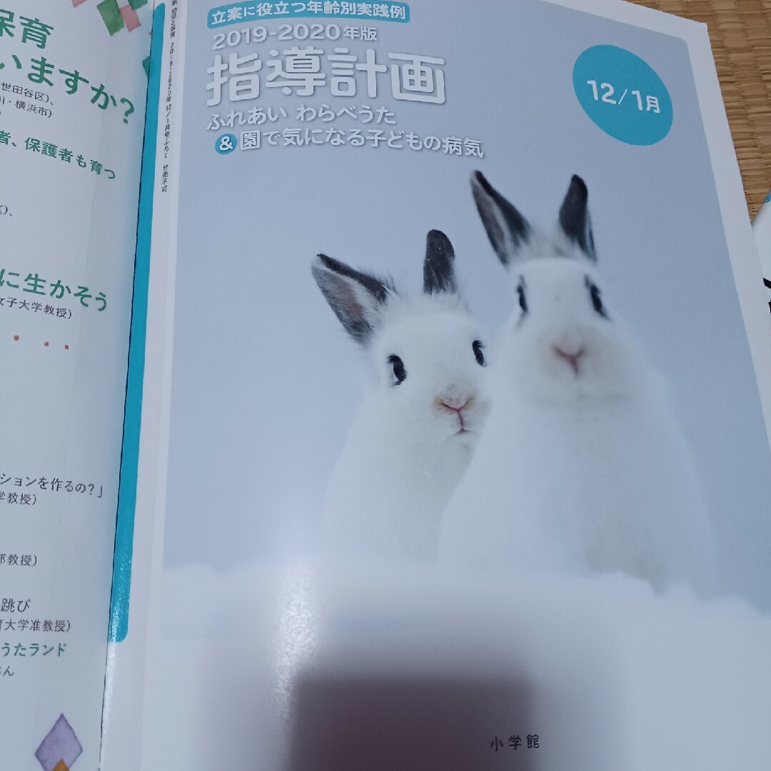 小学館(ショウガクカン)の新 幼児と保育 2020年 02月号 [雑誌]　二冊 エンタメ/ホビーの雑誌(結婚/出産/子育て)の商品写真