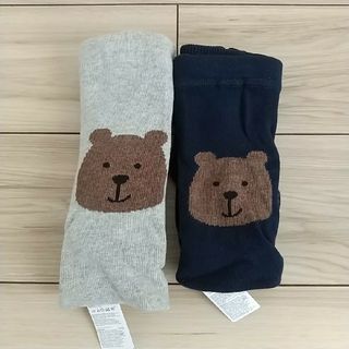 ベビーギャップ(babyGAP)の新品未使用!!babyGAP/くまさんタイツ/2足セット/2-3year(靴下/タイツ)