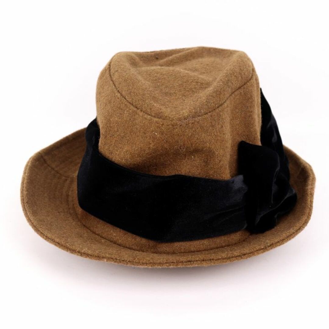 MAYSON GREY(メイソングレイ)のメイソングレイ ハット ウール100% リボン ブランド 帽子 レディース ブラウン MAYSON GREY レディースの帽子(ハット)の商品写真