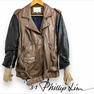 スリーワンフィリップリム(3.1 Phillip Lim)の3.1Phillip Lim ライダースジャケット 1107(ライダースジャケット)