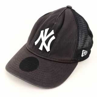 ニューエラー(NEW ERA)のニューエラ ユース キャップ ニューヨークヤンキース 9FORTY メッシュ 帽子 メンズ キッズ 男の子用 ブラック NEW ERA(帽子)