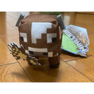 マイクラライト(MICRALITE)のマインクラフト☆ウシ☆ぬいぐるみ☆マスコット(キャラクターグッズ)