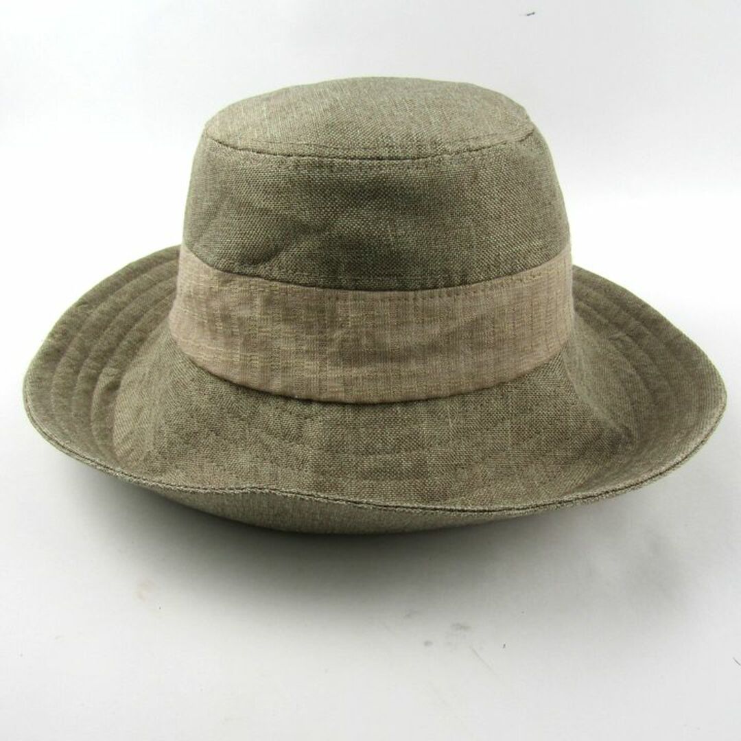 a.v.v(アーヴェヴェ)のアーヴェーヴェー ハット リボン つば広 ブランド 帽子 レディース 57.5cmサイズ ベージュ a.v.v レディースの帽子(ハット)の商品写真