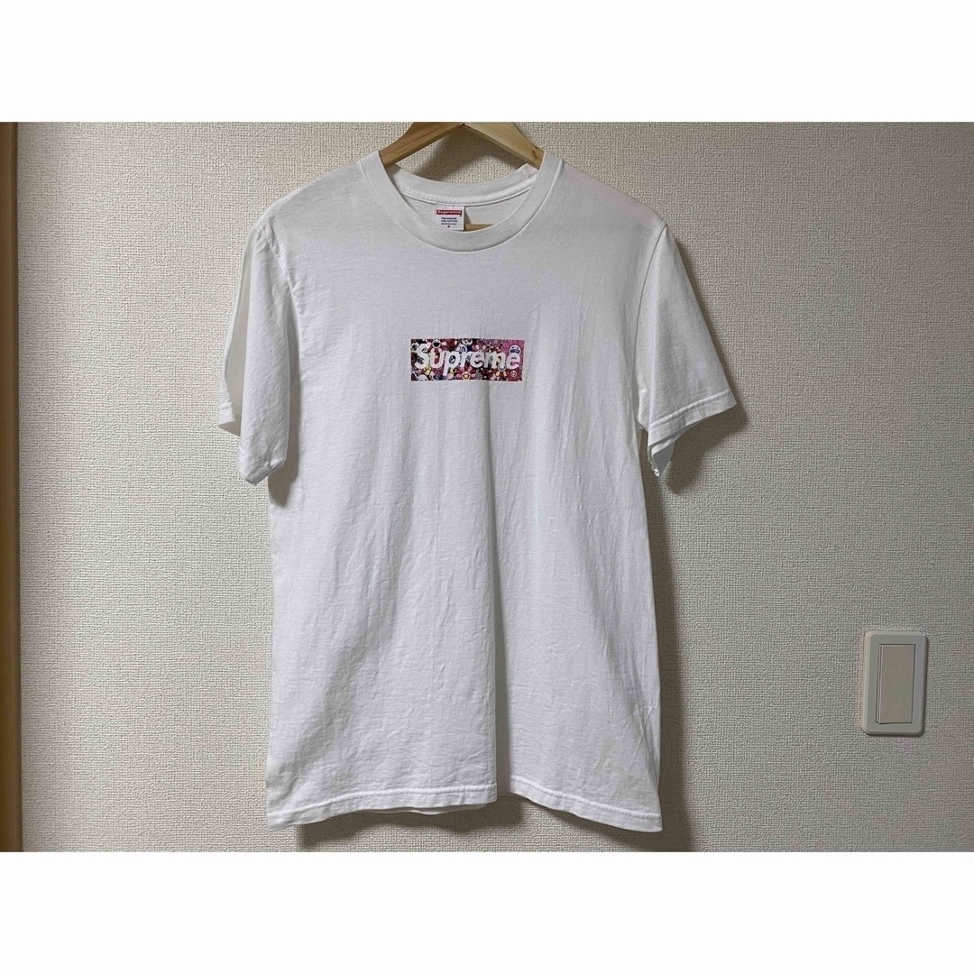 トップスSupreme  COVID-19 Relief Box Logo Tee村上隆