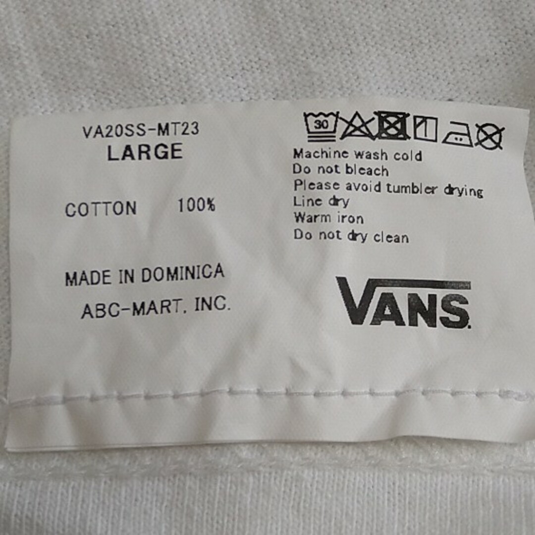 VANS(ヴァンズ)のVANS バンズ 半袖Tシャツ Lサイズ メンズのトップス(Tシャツ/カットソー(半袖/袖なし))の商品写真