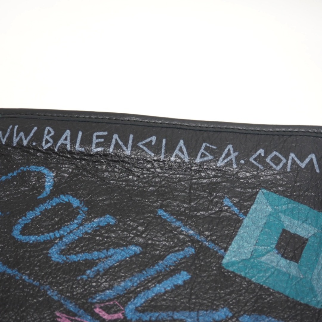 バレンシアガ BALENCIAGA クラッチバッグ
 グラフィティ 443658 ブラック