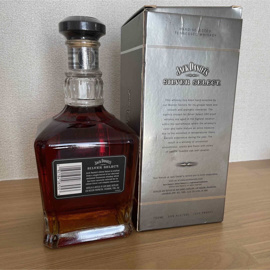 JACK DANIEL'S(ジャックダニエル)の【新品未開封】JACK DANIEL'S SILVER SELECT 食品/飲料/酒の酒(ウイスキー)の商品写真