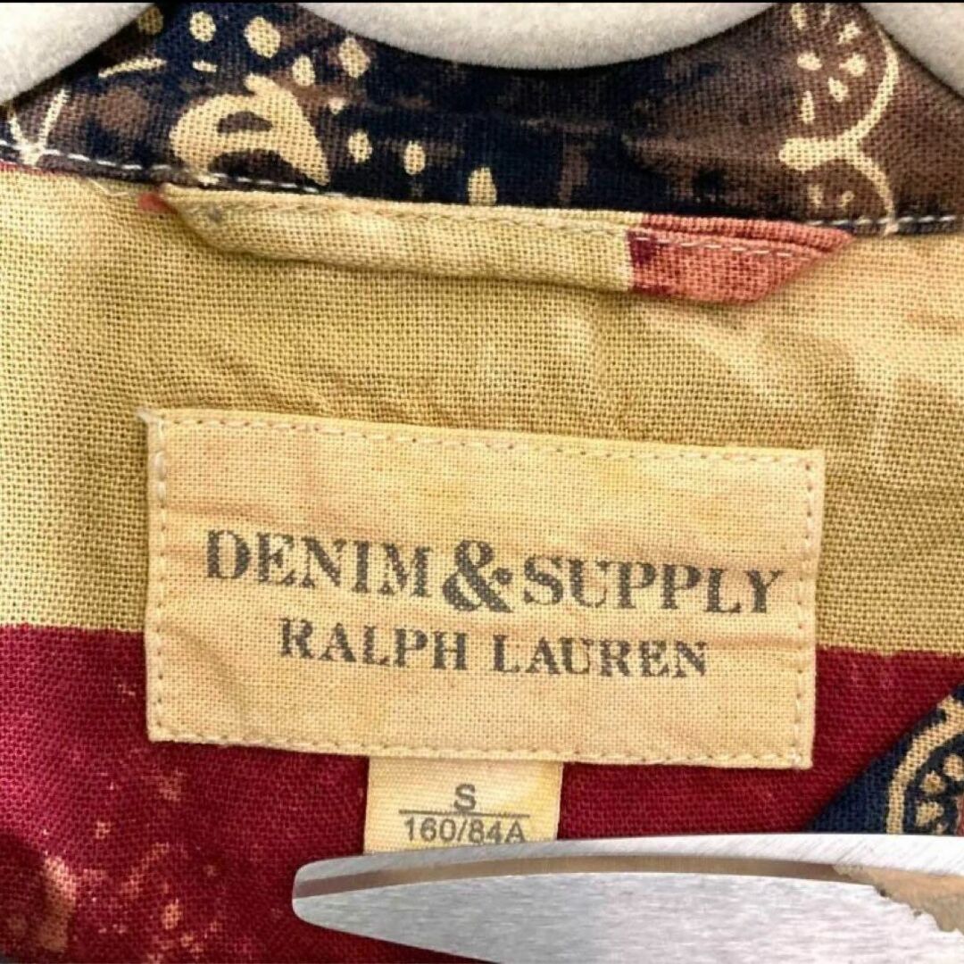 Denim & Supply Ralph Lauren(デニムアンドサプライラルフローレン)のデニムアンドサプライ　ラルフローレン　USA柄シャツ　メンズ　廃盤レア　古着　S メンズのトップス(シャツ)の商品写真