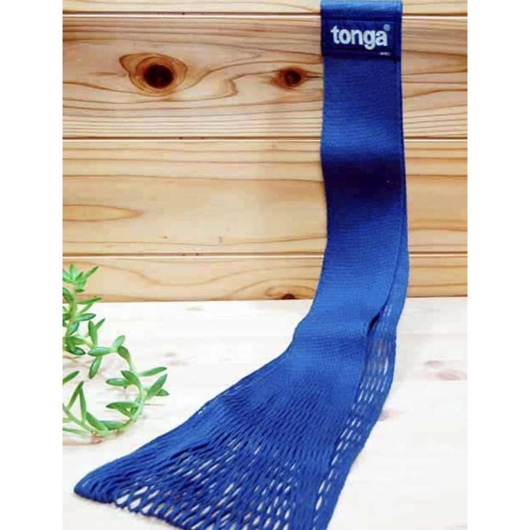 tonga(トンガ)のTonga トンガ・フィット ブルー/M【だっこ紐】【軽量】【ロングセラー】 キッズ/ベビー/マタニティの外出/移動用品(抱っこひも/おんぶひも)の商品写真