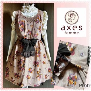 アクシーズファム(axes femme) ニットワンピース ワンピースの通販 300 ...