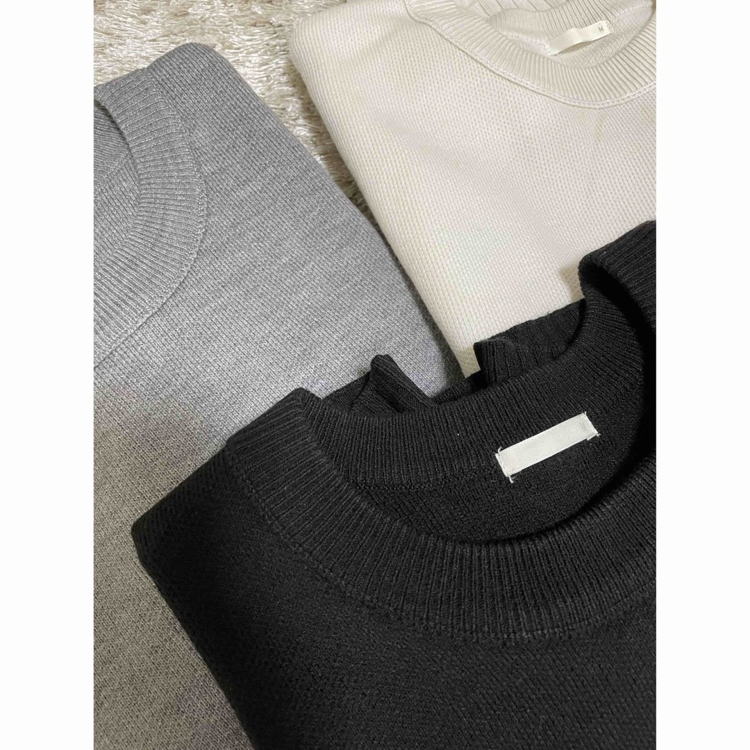GU(ジーユー)のGU 今季オーバーサイズクルーネックセーター(長袖)３色セット レディースのトップス(ニット/セーター)の商品写真