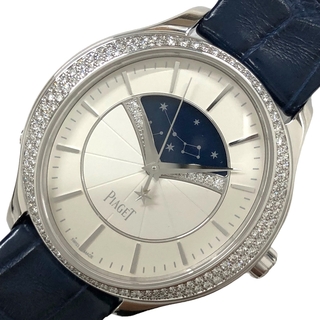 ピアジェ(PIAGET)の　ピアジェ PIAGET ライムライトステラ G0A40111 ホワイト K18WG/純正革ベルト/純正尾錠 レディース 腕時計(腕時計)