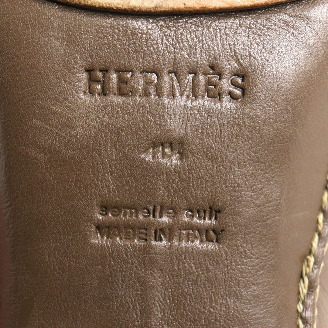 Hermes - 美品◇HERMES エルメス Uチップ レザー スリッポン