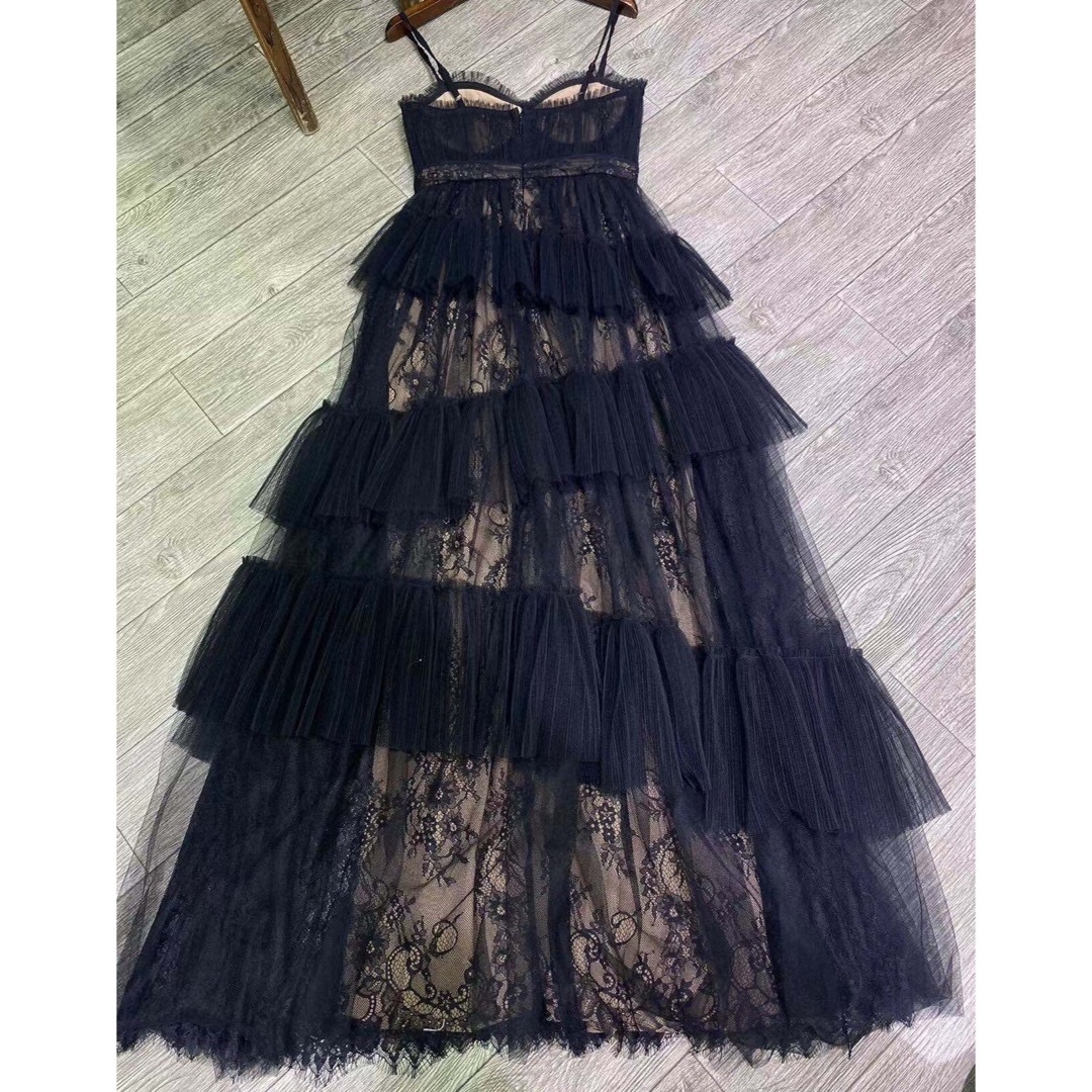 BCBGMAXAZRIA - ❤️BCBGMAXAZRIA新作新品 黒レース ロング BCBGMAXAZRIA - ❤️BCBGMAXAZRIA新作新品 黒レース ロング