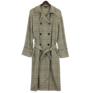 ZARA チェックトレンチ