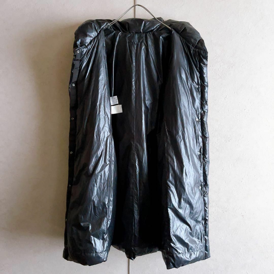ICB(アイシービー)の極美品　ICB ショールカラー　ロングダウンコート　ブラック　黒　42 XL レディースのジャケット/アウター(ダウンジャケット)の商品写真
