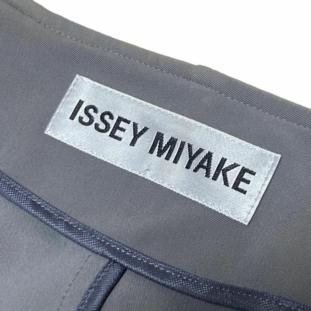 希少 ISSEY MIYAKE イッセイミヤケ ノーカラー ジャケット ブルゾン