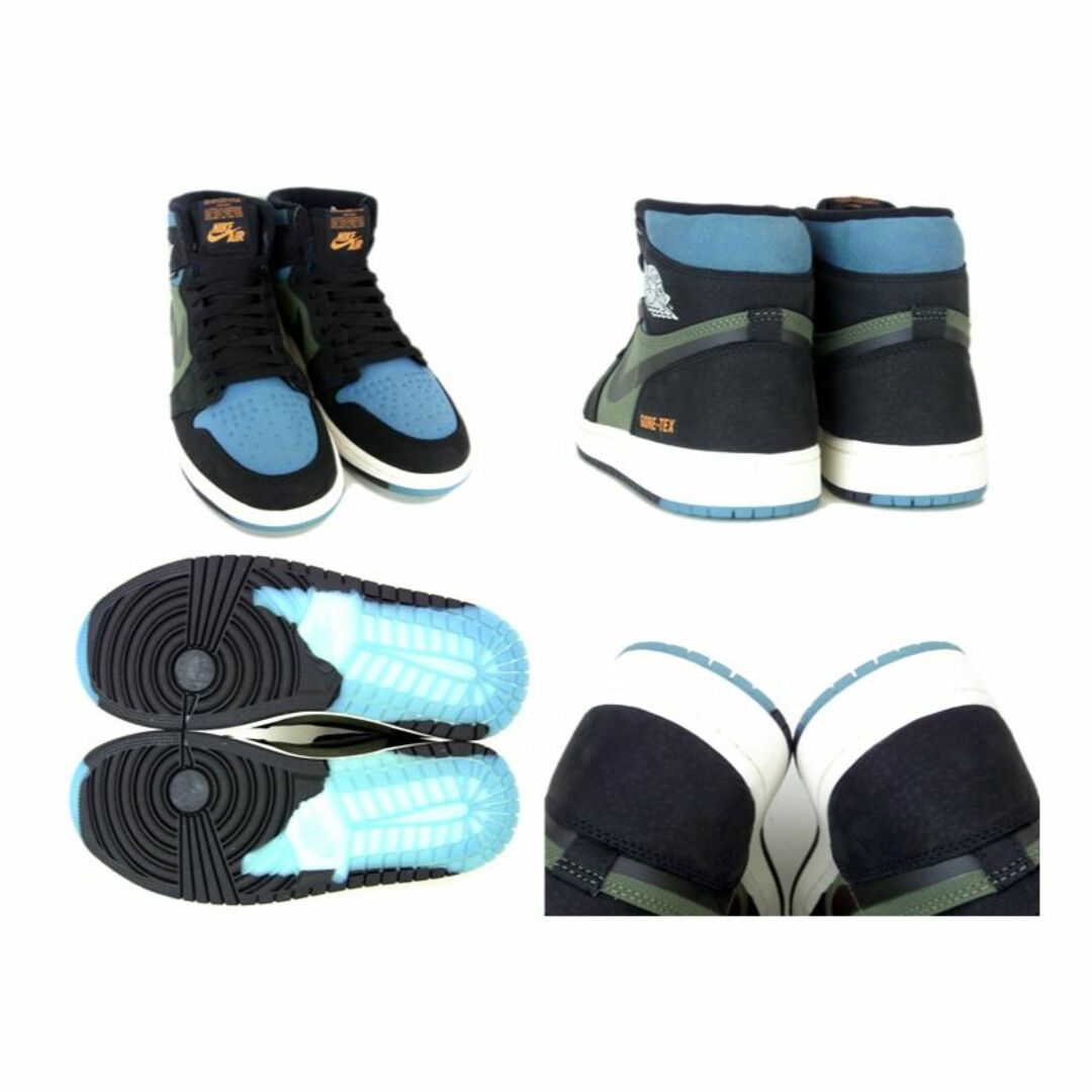 ナイキ NIKE ■ 【 AIR JORDAN 1 ELEMENT GORE TEX Noise Aqua and Light Olive 】 エア ジョーダン 1 エレメント ゴアテックス ノイズ アクア アンド ライト オリーブ スニーカー f19549 JODAN 1 エレメント Noise Aqua and Light Olive