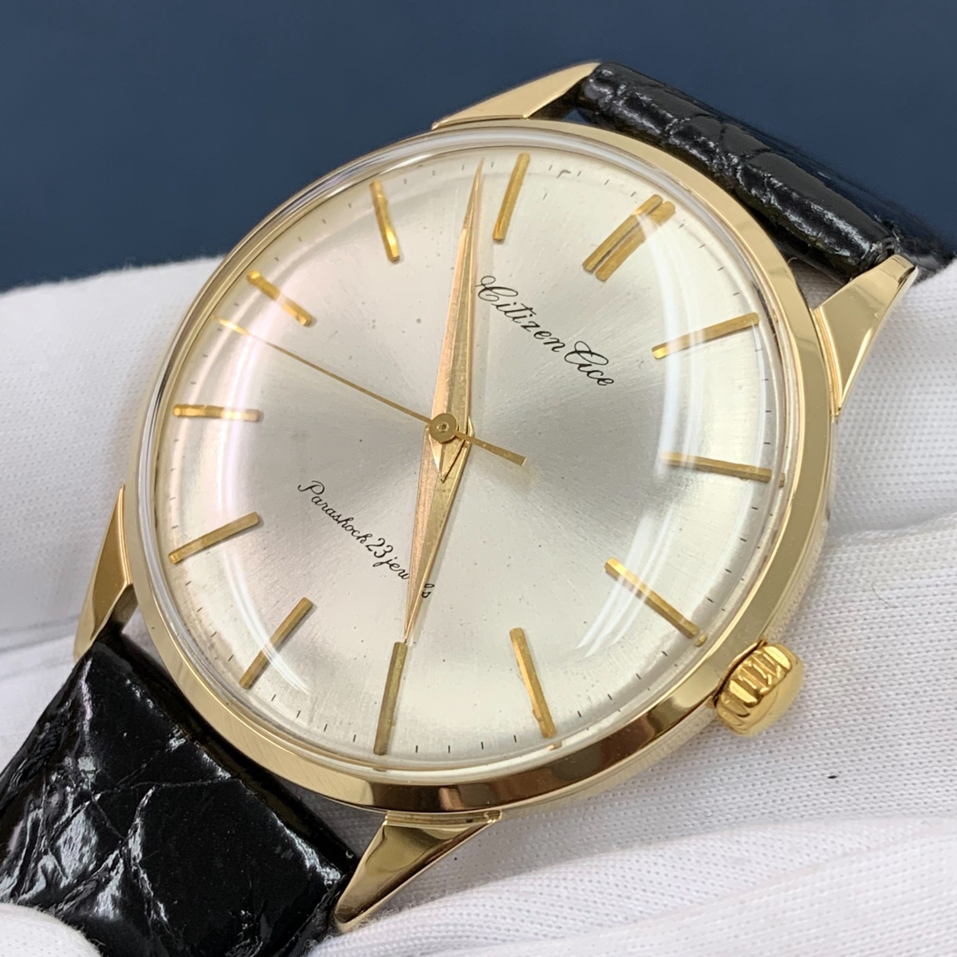 CITIZEN(シチズン)のシチズン メンズ CITIZEN エース A15001 手巻き YG  K18  メンズの時計(腕時計(アナログ))の商品写真