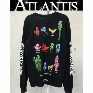 銀座店 クロムハーツ オールドイングリッシュ ロンT ロゴ 長袖 size:L 黒 92966