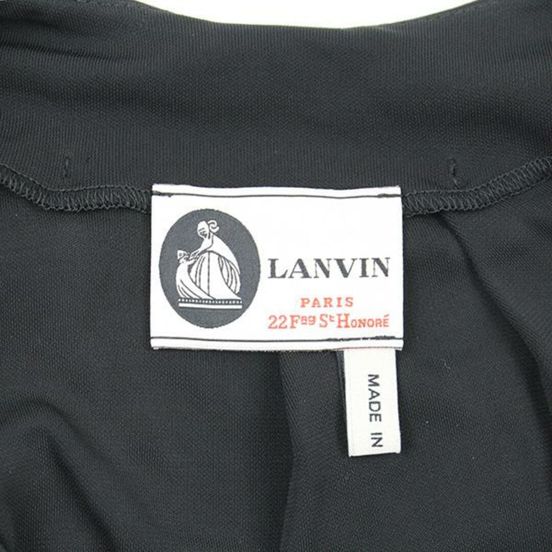 LANVIN - LANVIN ランバン スリーブレスプリーツドレスワンピース
