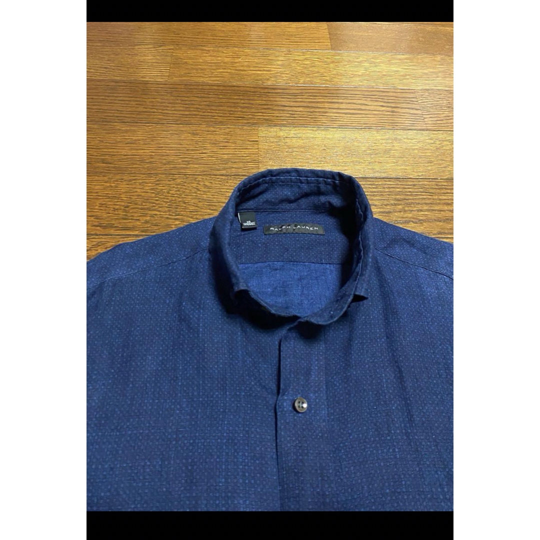 POLO RALPH LAUREN(ポロラルフローレン)の【希少 ブラックレーベル】 リネン100% ラルフローレン シャツ NO1608 メンズのトップス(シャツ)の商品写真