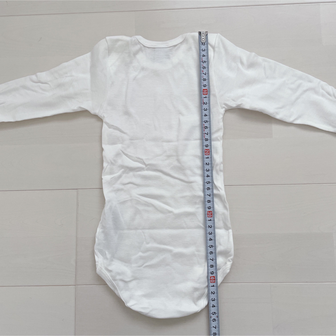 PETIT BATEAU(プチバトー)のプチバトー　長袖ボディ3枚組　24m キッズ/ベビー/マタニティのベビー服(~85cm)(ロンパース)の商品写真