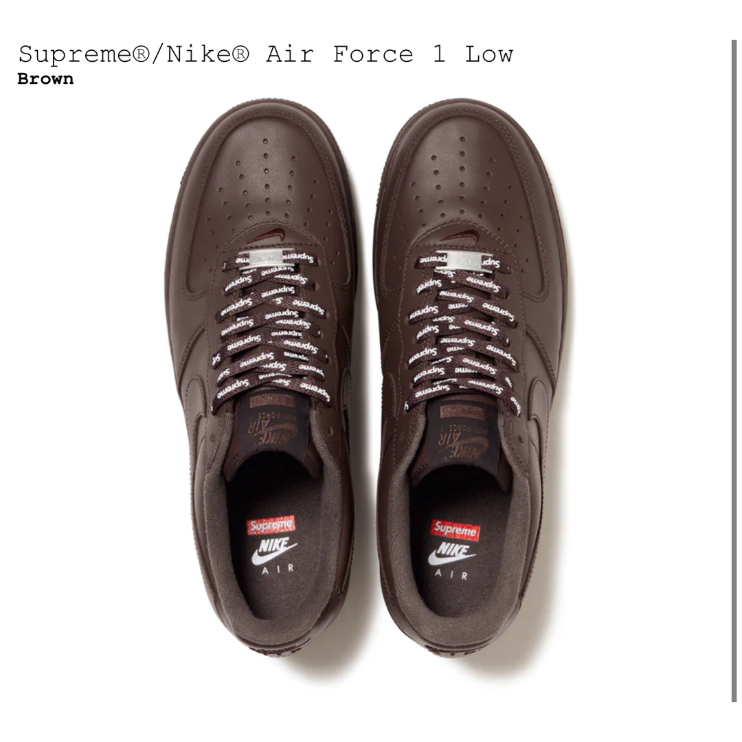 Supreme(シュプリーム)のSupreme × Nike Air Force 1 Low "Brown"  メンズの靴/シューズ(スニーカー)の商品写真