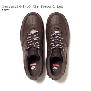 シュプリーム(Supreme)のSupreme × Nike Air Force 1 Low "Brown" (スニーカー)