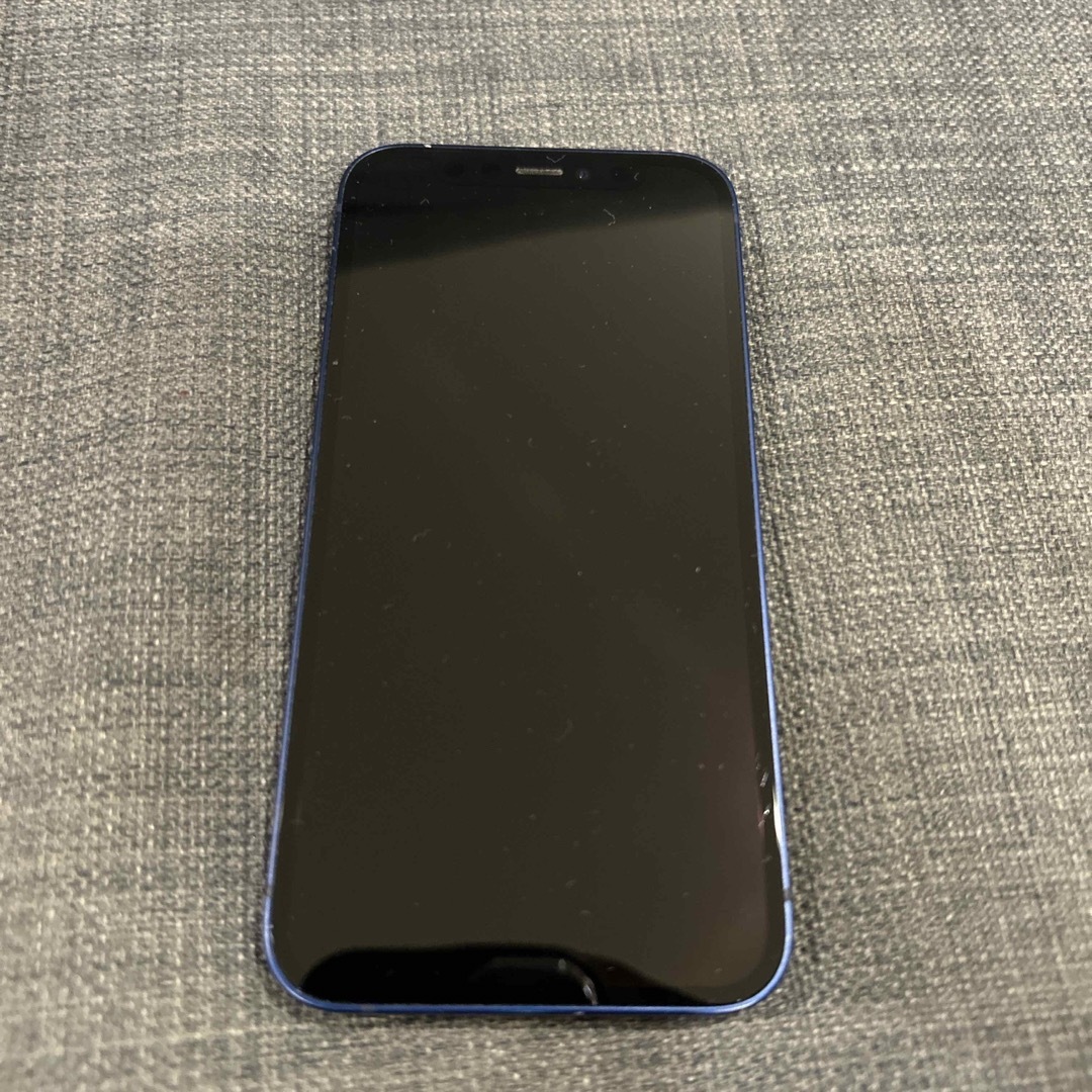 iPhone(アイフォーン)のiPhone12 mini 64GB ブルー 中古品 じゅま様専用 スマホ/家電/カメラのスマートフォン/携帯電話(スマートフォン本体)の商品写真