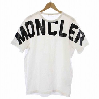 モンクレール(MONCLER)のMONCLER 20SS Tシャツ カットソー アーチロゴ L 白 ホワイト(Tシャツ/カットソー(半袖/袖なし))