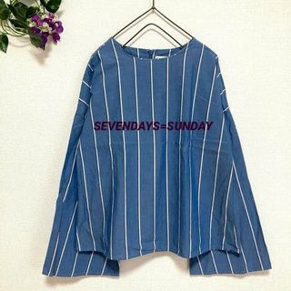 SEVENDAYS=SUNDAY - SEVENDAYS=SUNDAY COTTON USAフレアデニムパンツ L