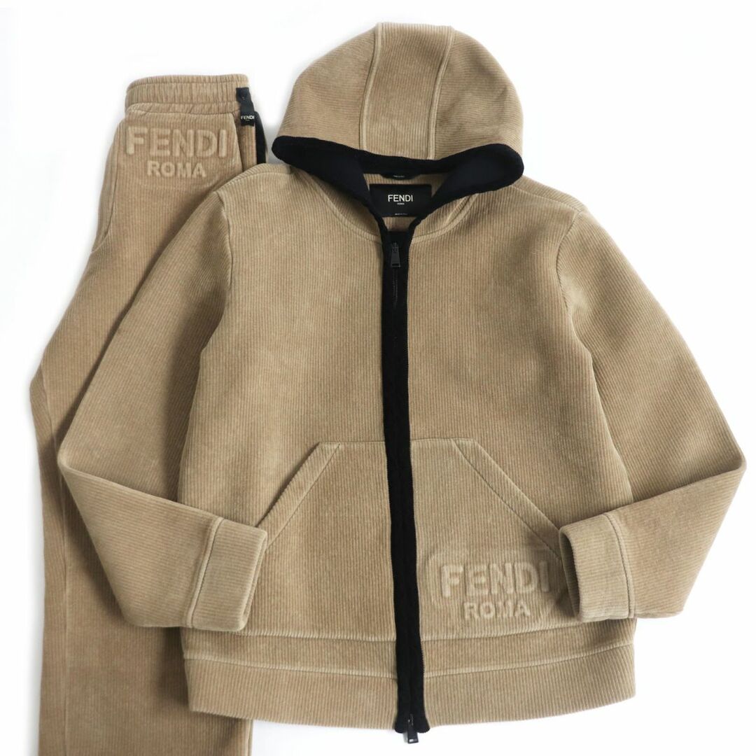 美品□21SS FENDI/フェンディ FW1129/FB0757 エンボスロゴ