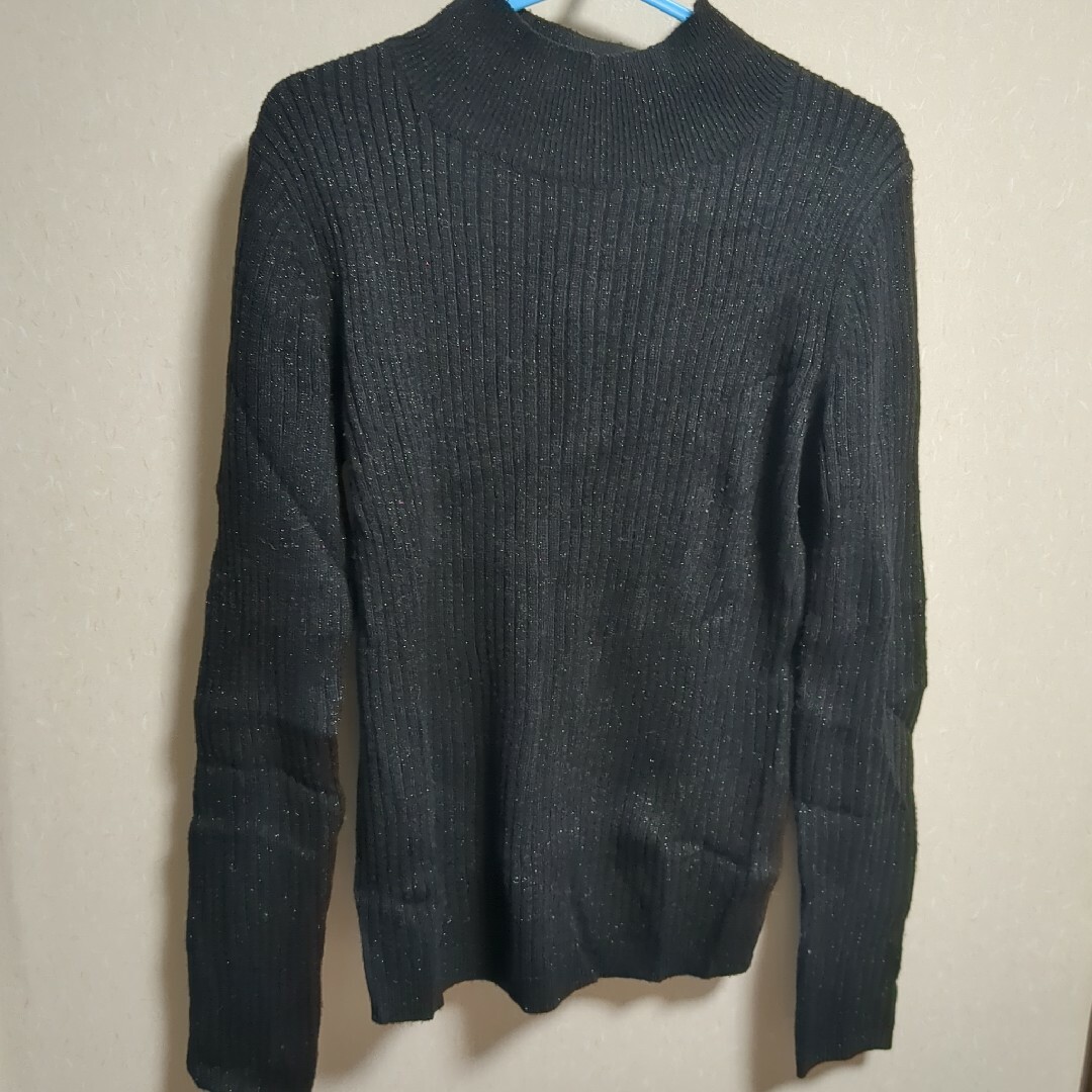 GU(ジーユー)のGU リブニットハイネックセーター ラメ レディースのトップス(ニット/セーター)の商品写真